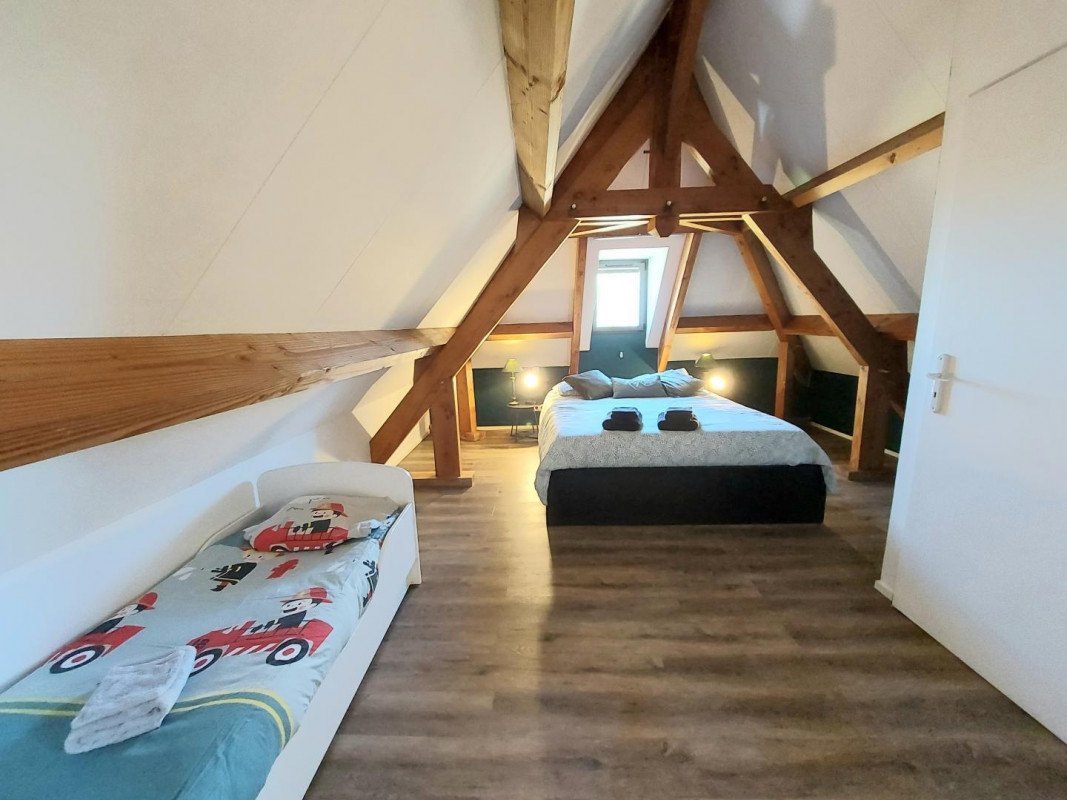 Chambre du gîte Le Chant des Verdiers